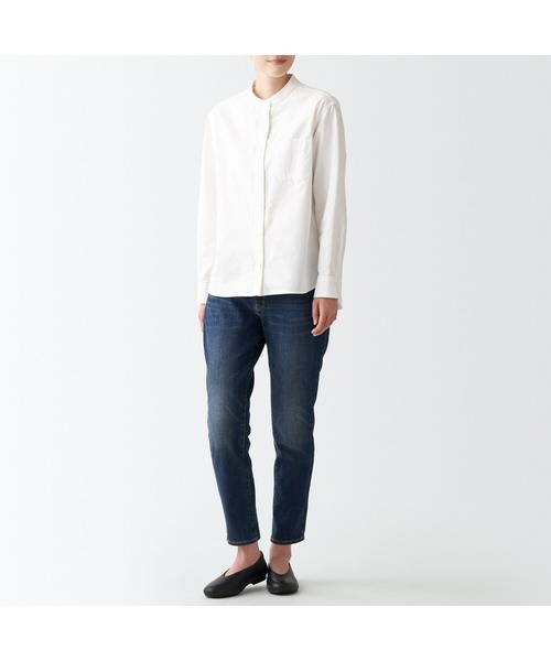 無印良品(ムジルシリョウヒン)の「婦人 疲れにくい レザー深履きシューズ(その他シューズ・レディース・オフホワイト/ブラック・24.0cm/22.5cm/23.5cm/25.0cm/24.5cm/23.0cm)」の15枚目の写真