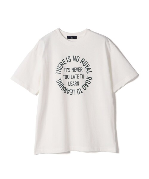 SHIPS Colors(シップス カラーズ)の「SHIPS Colors:〈洗濯機可能〉サークル ロゴ ルーズ TEE(Tシャツ/カットソー・レディース・ワイン/ダークグレー/グリーン・ONE SIZE)」の3枚目の写真