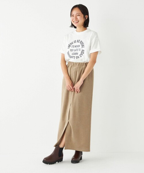 SHIPS Colors(シップス カラーズ)の「SHIPS Colors:〈洗濯機可能〉サークル ロゴ ルーズ TEE(Tシャツ/カットソー・レディース・ワイン/ダークグレー/グリーン・ONE SIZE)」の12枚目の写真