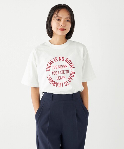 SHIPS Colors(シップス カラーズ)の「SHIPS Colors:〈洗濯機可能〉サークル ロゴ ルーズ TEE(Tシャツ/カットソー・レディース・ワイン/ダークグレー/グリーン・ONE SIZE)」の17枚目の写真