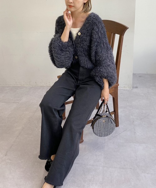 one after another NICE CLAUP（ワンアフターアナザーナイスクラップ）の「【WEB限定】S/M/Lサイズあり/ストレッチカラーデニム（デニムパンツ・レディース・ピンク/ブラック/ベージュ・LARGE/MEDIUM/SMALL）」の15枚目の写真