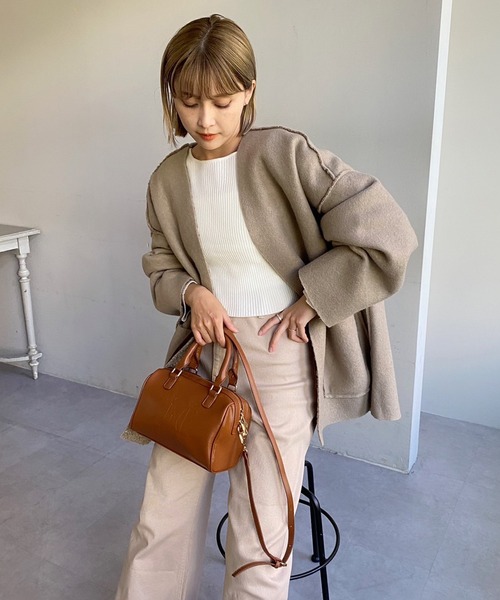 one after another NICE CLAUP（ワンアフターアナザーナイスクラップ）の「【WEB限定】S/M/Lサイズあり/ストレッチカラーデニム（デニムパンツ・レディース・ピンク/ブラック/ベージュ・LARGE/MEDIUM/SMALL）」の8枚目の写真