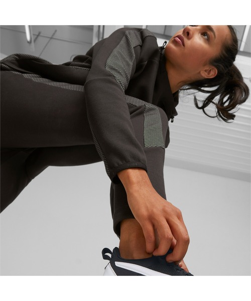 PUMA（プーマ）の「PUMA プーマ ウィメンズ EVOSTRIPE ハイウエスト パンツ（その他パンツ・レディース・ライトグレー/ブラック・X-LARGE/SMALL/MEDIUM/LARGE）」の3枚目の写真