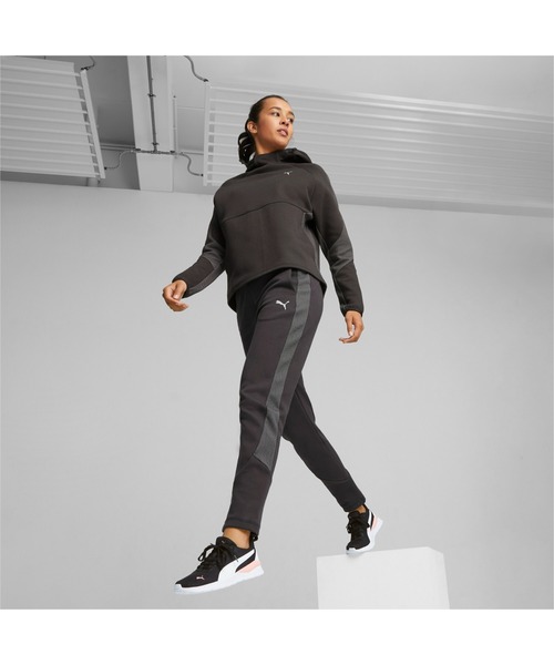 PUMA（プーマ）の「PUMA プーマ ウィメンズ EVOSTRIPE ハイウエスト パンツ（その他パンツ・レディース・ライトグレー/ブラック・X-LARGE/SMALL/MEDIUM/LARGE）」の4枚目の写真