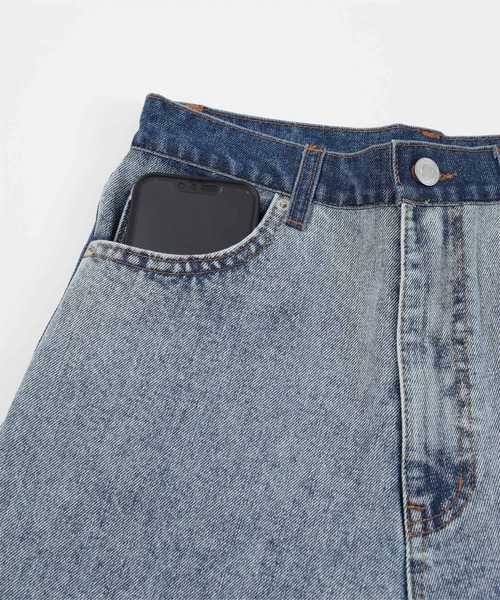 miette(ミエット)の「バイカラーストレートデニムパンツ(デニムパンツ・レディース・ブルー系その他/グレー系その他・M)」の13枚目の写真