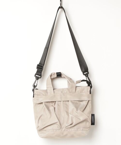 GERRY（ジェリー）の「GERRY / ヘルメットバッグ　MINI / R1759（ショルダーバッグ・メンズ・ダークグリーン/ベージュ/ブラック・ONESIZE）」の6枚目の写真