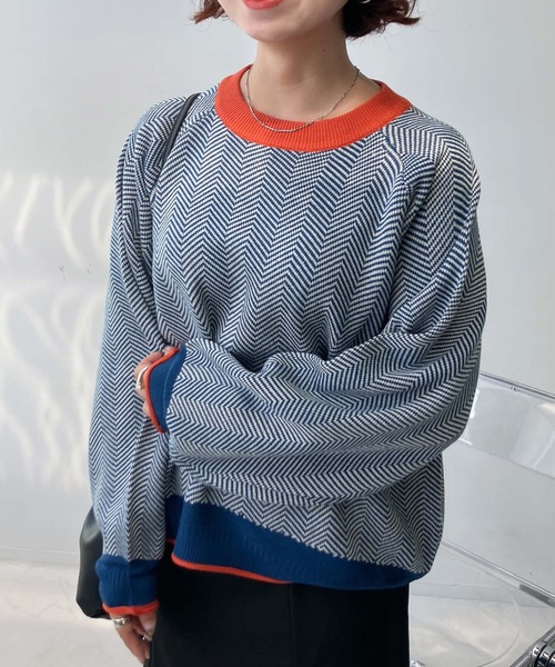 AS KNOW AS plus(アズノゥアズプラス)の「☆アソート柄 くるりジャカードニットプルオーバー(ニット/セーター・レディース・イエロー系その他/ブルー系その他/パープル系その他/ブラック系その他/パープル系その他2/ブルー系その他2/ブラック系その他2/グリーン系その他2/ブラウン系その他2/グリーン系その他3/ブルー系その他3/ブラック系その他3・FREE)」の18枚目の写真