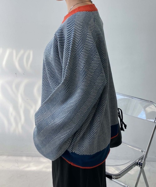 AS KNOW AS plus(アズノゥアズプラス)の「☆アソート柄 くるりジャカードニットプルオーバー(ニット/セーター・レディース・イエロー系その他/ブルー系その他/パープル系その他/ブラック系その他/パープル系その他2/ブルー系その他2/ブラック系その他2/グリーン系その他2/ブラウン系その他2/グリーン系その他3/ブルー系その他3/ブラック系その他3・FREE)」の14枚目の写真