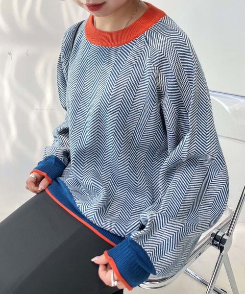 AS KNOW AS plus(アズノゥアズプラス)の「☆アソート柄 くるりジャカードニットプルオーバー(ニット/セーター・レディース・イエロー系その他/ブルー系その他/パープル系その他/ブラック系その他/パープル系その他2/ブルー系その他2/ブラック系その他2/グリーン系その他2/ブラウン系その他2/グリーン系その他3/ブルー系その他3/ブラック系その他3・FREE)」の17枚目の写真