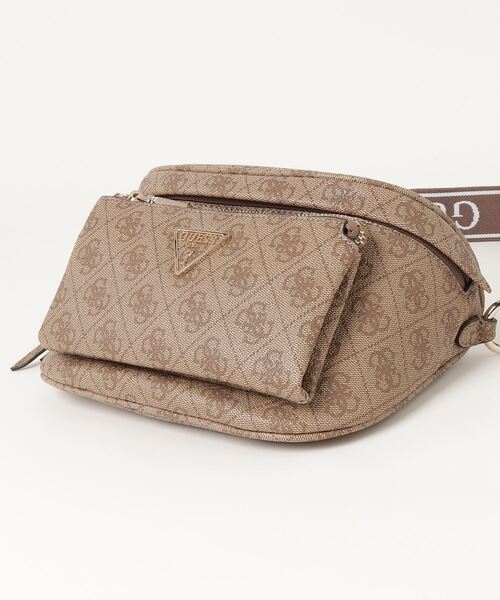 Guess(ゲス)の「POWER Play Mini Sling ボディバッグ スリング レディース(ボディバッグ/ウエストポーチ・レディース・ベージュ・ONE SIZE)」の15枚目の写真