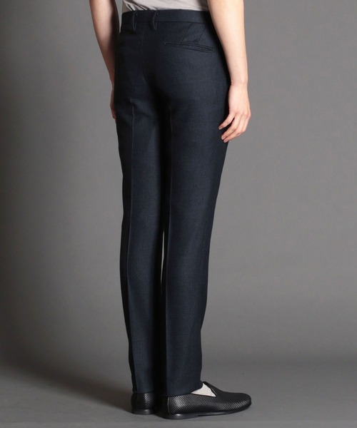 MONSIEUR NICOLE（ムッシュニコル）の「【ex/tra】REDA ACTIVE セットアップスラックス（スラックス・メンズ・チェック/ブラック/ネイビー・MEDIUM/LARGE/X-LARGE/SMALL）」の4枚目の写真