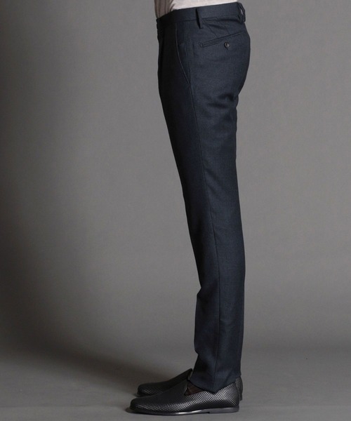 MONSIEUR NICOLE（ムッシュニコル）の「【ex/tra】REDA ACTIVE セットアップスラックス（スラックス・メンズ・チェック/ブラック/ネイビー・MEDIUM/LARGE/X-LARGE/SMALL）」の5枚目の写真