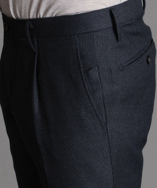 MONSIEUR NICOLE（ムッシュニコル）の「【ex/tra】REDA ACTIVE セットアップスラックス（スラックス・メンズ・チェック/ブラック/ネイビー・MEDIUM/LARGE/X-LARGE/SMALL）」の9枚目の写真