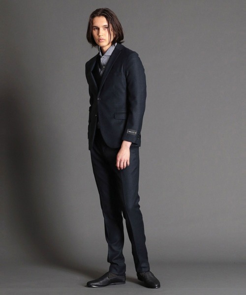 MONSIEUR NICOLE（ムッシュニコル）の「【ex/tra】REDA ACTIVE セットアップスラックス（スラックス・メンズ・チェック/ブラック/ネイビー・MEDIUM/LARGE/X-LARGE/SMALL）」の13枚目の写真