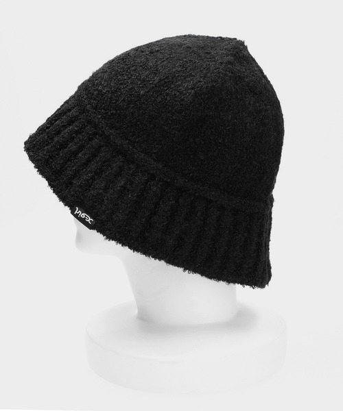 X-girl（エックスガール）の「LOOSE KNIT CAP（ニットキャップ/ビーニー・レディース・グレー/オレンジ/ブラック・ONE SIZE）」の9枚目の写真