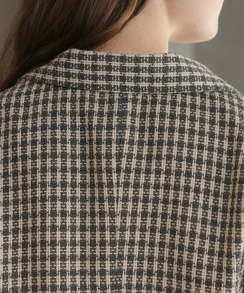 ジャケット・アウター 50s 60s Check pattern full zip jacket 50s 60s Check pattern full zip jacket