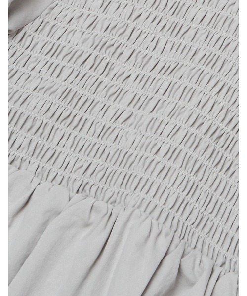 Little sunny bite(リトルサニーバイト)の「【Little sunny bite】Puff sleeve long dress(ワンピース・レディース・グレー・MEDIUM)」の10枚目の写真