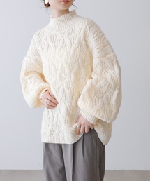 frames RAY CASSIN | ケーブルボリュームスリーブニット(ニット/セーター)