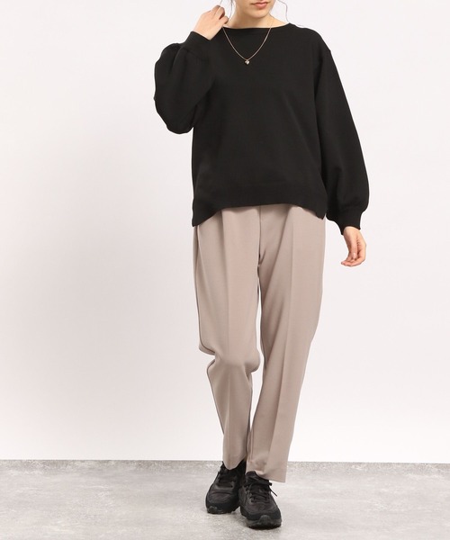GLOBAL WORK Smile Seed Store(グローバルワーク スマイルシードストア)の「ジョーゼットイージーテーパードパンツ/180376(その他パンツ・レディース・ブラック/ベージュ系その他3/ネイビー・MEDIUM/SMALL/LARGE/X-LARGE)」の17枚目の写真