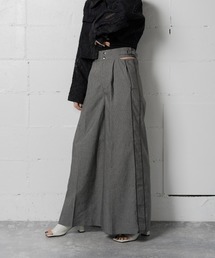 ANOGH（アノフ）の「SIDE DISIGN TUCK WIDE PANTS（その他パンツ）」
