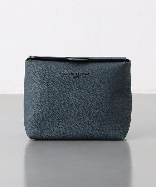 UNITED ARROWS（ユナイテッドアローズ）の「マイクロファイバー スクエアー ポーチ S（ポーチ・メンズ・グレー/ターコイズブルー/モカ/オレンジ/ロイヤルブルー/ブラック・FREE）」の5枚目の写真