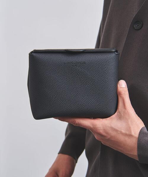 UNITED ARROWS（ユナイテッドアローズ）の「マイクロファイバー スクエアー ポーチ S（ポーチ・メンズ・グレー/ターコイズブルー/モカ/オレンジ/ロイヤルブルー/ブラック・FREE）」の8枚目の写真