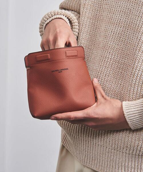 UNITED ARROWS（ユナイテッドアローズ）の「マイクロファイバー スクエアー ポーチ S（ポーチ・メンズ・グレー/ターコイズブルー/モカ/オレンジ/ロイヤルブルー/ブラック・FREE）」の14枚目の写真