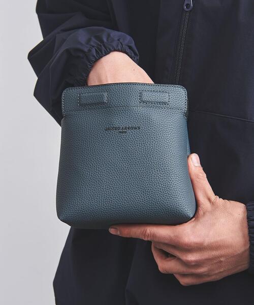 UNITED ARROWS（ユナイテッドアローズ）の「マイクロファイバー スクエアー ポーチ S（ポーチ・メンズ・グレー/ターコイズブルー/モカ/オレンジ/ロイヤルブルー/ブラック・FREE）」の18枚目の写真