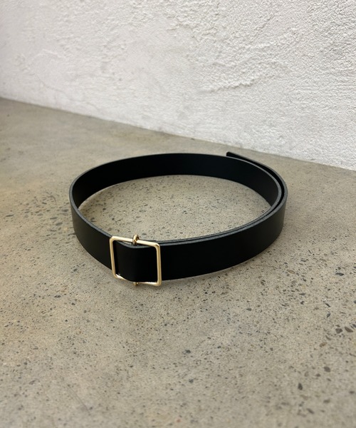 LOUNGEDRESS(ラウンジドレス)の「【GALENA】スクエアレザーバックルベルト(ベルト・レディース・ブラウン/ブラック・FREE)」の7枚目の写真