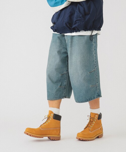 BEAMS 5ポケット 7分丈 デニムパンツ INDIGO Lサイズ ビームス BEAMS 5ポケット 7分丈 デニムパンツ INDIGO Lサイズ ビームス