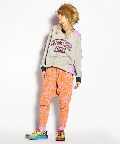 ALDIES（アールディーズ）の「Zebra Sarouel Pants / ゼブラサルエルパンツ（スウェットパンツ・メンズ・ブラック/ブルー/オレンジ・SMALL/MEDIUM/LARGE/X-LARGE）」の7枚目の写真