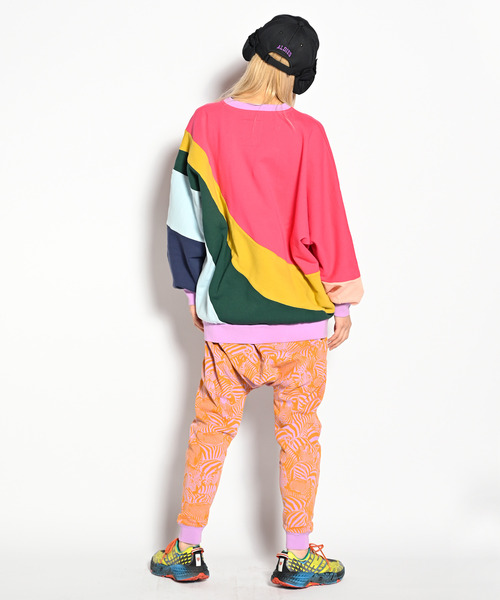 ALDIES（アールディーズ）の「Zebra Sarouel Pants / ゼブラサルエルパンツ（スウェットパンツ・メンズ・ブラック/ブルー/オレンジ・SMALL/MEDIUM/LARGE/X-LARGE）」の10枚目の写真
