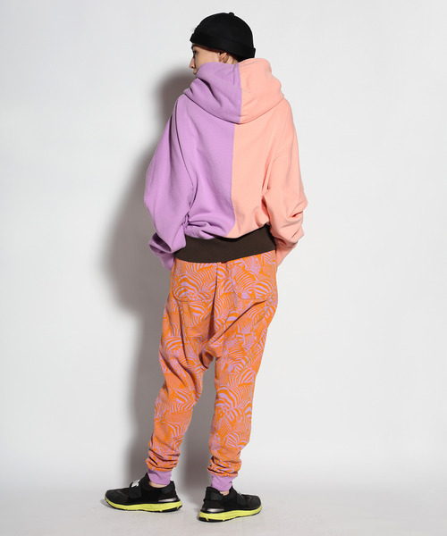 ALDIES（アールディーズ）の「Zebra Sarouel Pants / ゼブラサルエルパンツ（スウェットパンツ・メンズ・ブラック/ブルー/オレンジ・SMALL/MEDIUM/LARGE/X-LARGE）」の13枚目の写真