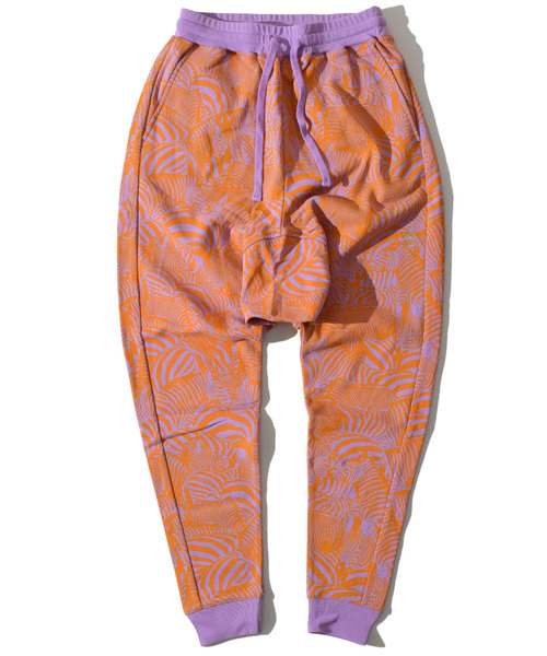 ALDIES（アールディーズ）の「Zebra Sarouel Pants / ゼブラサルエルパンツ（スウェットパンツ・メンズ・ブラック/ブルー/オレンジ・SMALL/MEDIUM/LARGE/X-LARGE）」の14枚目の写真