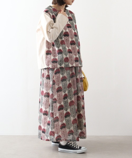 EMAGO 花刺繍ｼｱｰﾌﾞﾗｳｽ（シャツ/ブラウス）｜Emago（イマゴ）