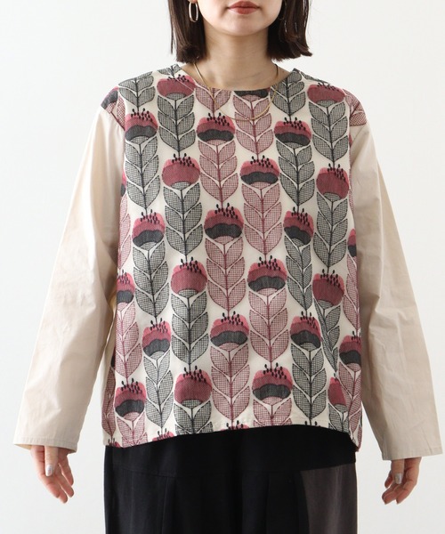 ブラウス シャツ EMAGO 花刺繍シアーブラウス レディース 楽天市場】花刺繍シアーブラウス レディース トップス 大人の