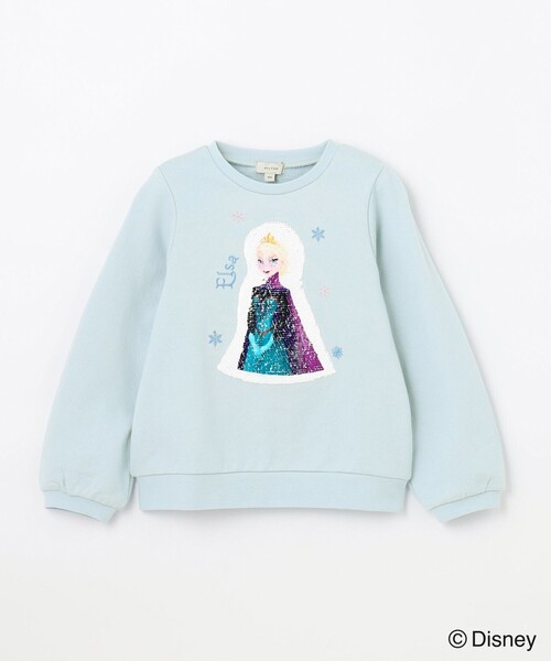 ANY(エニィ)の「【Disney(ディズニー)】FROZEN / ミラクルスパンコール トレーナー(スウェット・キッズ・サックスブルー系/ライトグリーン系/ライラック系・120/130/110/100)」の20枚目の写真