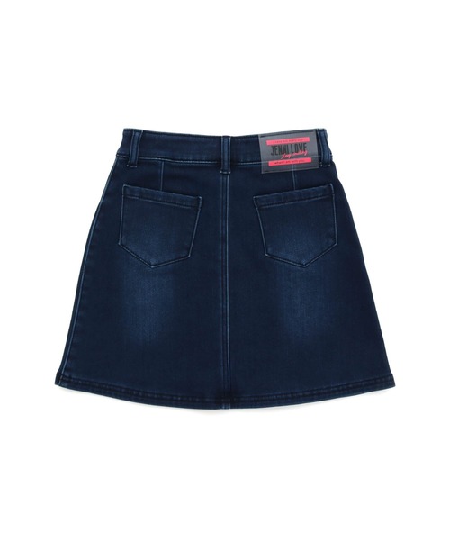 JENNI love（ジェニィラブ）の「【裏起毛】【ウエスト調整可能】あったかハートポケットデニムスカート（デニムスカート・キッズ・ネイビー/ブルー・140cm/160cm/150cm/130cm）」の14枚目の写真