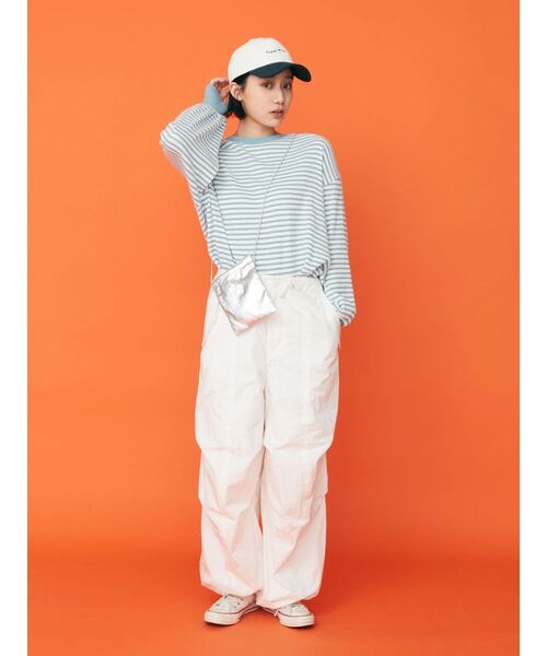 NEW ERA(ニューエラ)の「NEW ERA バイカラーコーデュロイロゴキャップ(キャップ・レディース・キャメル/グリーン/レッド・FREE)」の14枚目の写真