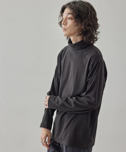  j.n.r.d（ジェー・エヌ・アール・ディー）の「j.n.r.d/ウォームタッチタートルネック（Tシャツ/カットソー・メンズ・ブラック/ホワイト・M/LL/L）」の4枚目の写真