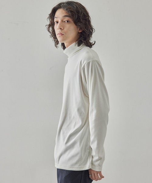  j.n.r.d（ジェー・エヌ・アール・ディー）の「j.n.r.d/ウォームタッチタートルネック（Tシャツ/カットソー・メンズ・ブラック/ホワイト・M/LL/L）」の8枚目の写真