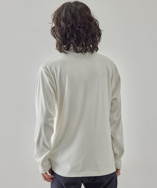  j.n.r.d（ジェー・エヌ・アール・ディー）の「j.n.r.d/ウォームタッチタートルネック（Tシャツ/カットソー・メンズ・ブラック/ホワイト・M/LL/L）」の9枚目の写真