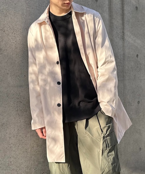 SETUP7(セットアップセブン)の「【SETUP7】シングルトレンチコート KNF037(トレンチコート・メンズ・ベージュ/ブラック/アイボリー・M/L/XL)」の2枚目の写真