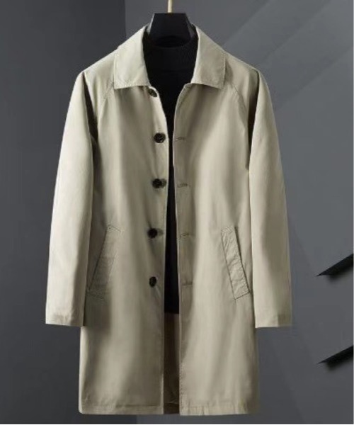 SETUP7(セットアップセブン)の「【SETUP7】シングルトレンチコート KNF037(トレンチコート・メンズ・ベージュ/ブラック/アイボリー・M/L/XL)」の14枚目の写真