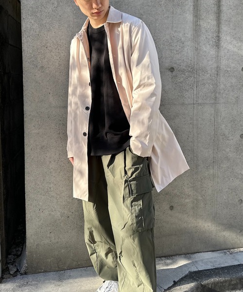 SETUP7(セットアップセブン)の「【SETUP7】シングルトレンチコート KNF037(トレンチコート・メンズ・ベージュ/ブラック/アイボリー・M/L/XL)」の8枚目の写真