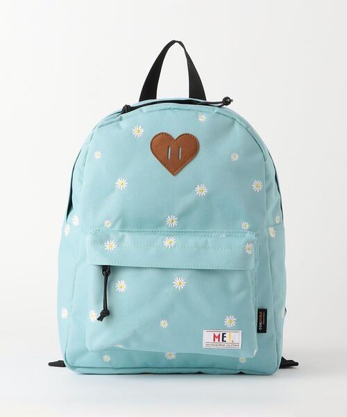 MEI（メイ）の「【別注】＜MEI＞ デイパック Mサイズ（デイジー）（バックパック/リュック・キッズ・ライトブルー・FREE）」の2枚目の写真