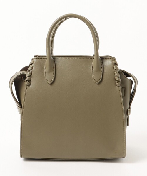 BEAMS HEART（ビームスハート）の「BEAMS HEART / かがりステッチ ボストンバッグ（ボストンバッグ・レディース・オリーブ/ブラック・ONE SIZE）」の10枚目の写真