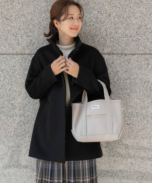 セール】スタンドカラーミドルコート（その他アウター）｜URBAN