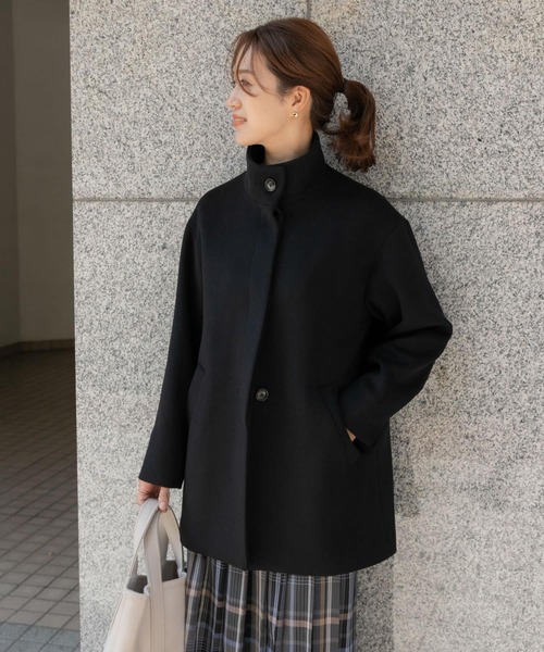 アーバンリサーチドアーズ スタンドカラーミドルコート URBAN RESEARCH DOORS（アーバンリサーチドアーズ）の「スタンド