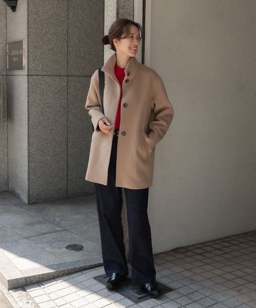 URBAN RESEARCH DOORS スタンドカラーミドルコート セール】スタンドカラーミドルコート（その他アウター）｜URBAN